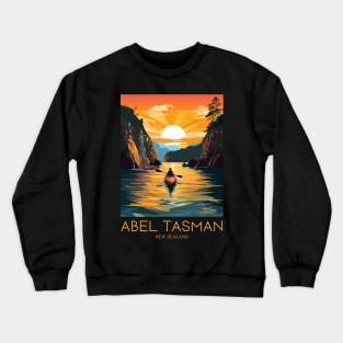 A Pop Art Travel Print of Abel Tasman National Park - New Zealand Crewneck Sweatshirt